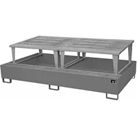 Bauer Südlohn Auffangwanne AWA 1000-2, lackiert, Mausgrau