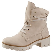 Rieker Schnürstiefelette beige 40