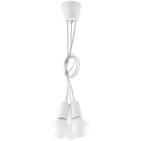 Sollux SL.0570 Pendelleuchte DIEGO 3 weiß