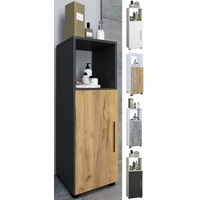 VCM Badmöbel Midischrank Badschrank Flandu