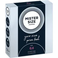 MISTER SIZE 64mm Kondom, 3 Stück