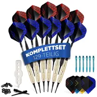DartPro Dartpfeile mit Kunststoffspitze – 12 Dartpfeile für elektronische