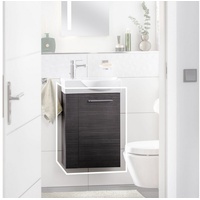 Fackelmann Waschbeckenunterschrank SBC Dark Oak 44 cm