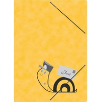 RNK RNK-Verlag Eckspanner Postmappe DIN A4 gelb, 3 St.