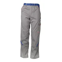 Planam Highline Bundhose zink/kornblau/rot Größe 38