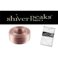 ShiverPeaks ®-BASIC-S--Lautsprecherkabel 1,5mm2 48x0,20 CCA transparent 25m BS06-181011