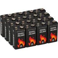 Akkuman 16x 9V-Block Rauchmelder Batterie für Rauchwarnmelder Messgeräte Spielzeuge
