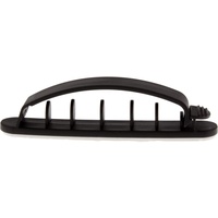 InLine Kabelmanager, mit Klebesockel, 8,5cm, schwarz