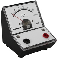 Peaktech 205-02 Strommessgerät/ Amperemeter Analog/ Messgerät mit Spiegelskala 0