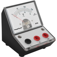Peaktech P 205-11 Spannungsmessgerät/Voltmeter Analog/Messgerät mit Spiegelskala 0 -