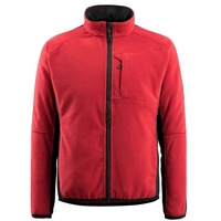 Mascot Hannover Fleecejacke Größe XL, rot/schwarz