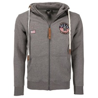 Top Gun 3110, Kapuzenjacke - Grau - 3XL