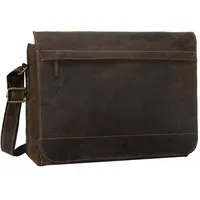 GREENBURRY Laptoptasche Vintage Notebook Bag XXL Brown