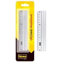 IDENA 602121 - Alu - Lineal 15 cm, silber,