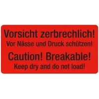 Eichner Warnetiketten 9220-00081-003 Rot 100,0 x 50,0 mm 250