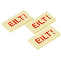 Info Haftmarker gelb "EILT!" 3x 50 Streifen