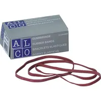 Alco Gummibänder 750 Länge 130mm, rot 50g