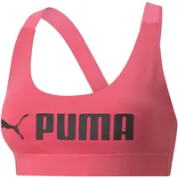 Puma Mid Impact FIT Sport-BH Damen sunset pink XS