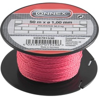 Connex Maurerschnur 50 m - 1 mm rot Maurerwerkzeug