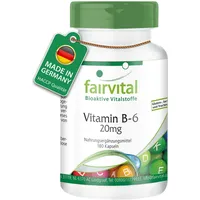Fairvital | Vitamin B6 20mg - 180 Kapseln -