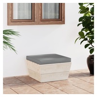 VidaXL Garten-Paletten-Hocker mit Kissen Imprägniertes Fichtenholz