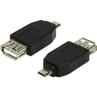 Logilink AU0029 USB 2.0 Micro-B USB 2.0-A Schwarz