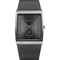 BERING Herren Analog Quarz Uhr mit Edelstahl Armband 16033-377