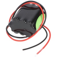 AccuCell Notleuchtenakku NiMH 12V 600mAh mit 300mm Kabel ersetzt