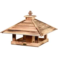Dobar Vogelhaus Lumbre mit Futtersilo, 50 x 50 x