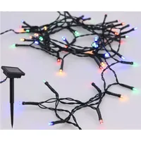 Spetebo Solar Draht Lichterkette bunt - 7 m /