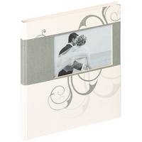Walther design Gästebuch weiss Leinen mit Ausstanzung, Hochzeit Romance