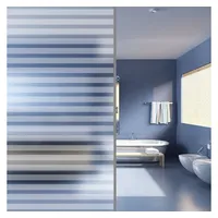 VidaXL Fensterfolie Sichtschutzfolie Streifen Selbstklebend 0,9x100 m