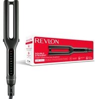 Revlon Double Straight Haarglätter schwarz