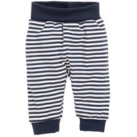 Schnizler Baby-Pumphose Interlock Ringel Marine 56