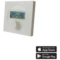 Ximax Funk-Thermostat-Set Steuerung für Infrarotheizungen Weiß