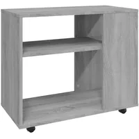 VidaXL Beistelltisch Grau Sonoma 70x35x55 cm Holzwerkstoff