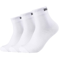 SKECHERS Skechers, Unisex Mesh Ventilation Quarter Socks Weiss, 39