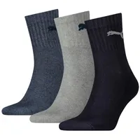 Puma Short Crew 3er Pack anthracite/grey 39-42