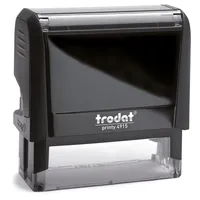 Trodat Textstempel, individualisierbar printy 4915 selbstfärbend schwarz mit Logo