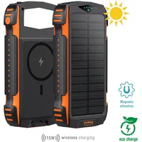 4smarts Solar Powerbank Rugged TitanPack UltiMag 20000mAh schwarz/orange (496560)