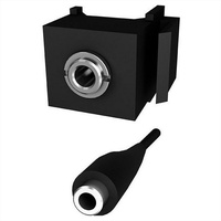 Bachmann Keystone Miniklinke 3,5mm schwarz