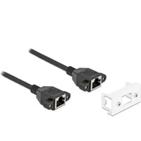 DeLock Netzwerk Verlängerungskabel Easy 45 S/FTP RJ45 Buchse zu