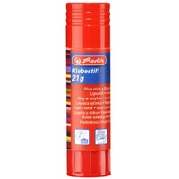 Herlitz 10410520 Klebestift, 21 g, lösungsmittelfrei, farblos,