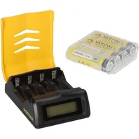 PATONA Mignon AA Akkus - Set mit Ladestation und