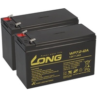 KungLong 2x Bleiakku kompatibel Sitop 6EP1935-6MF01 12V 7,2 Ah