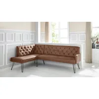 Exxpo - sofa fashion Eckbank Doppio, Chesterfield Optik, komfortabel