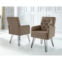 Exxpo - sofa fashion Sessel Doppio braun 61 x