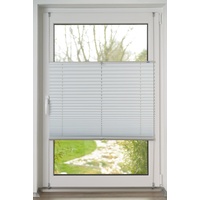 K-HOME Plissee-Verdunklung, Polyester, Weiß/Silberne Rückseite, B95 x H130 cm