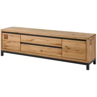 MASSIVMOEBEL24.DE TV-Board Wildeiche 190x40x56 natur geölt VILLANDERS #153
