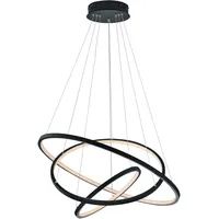 TRIO Leuchten LED Pendelleuchte Aaron 1 flammig-flammig, Lichtfarbe stufenlos